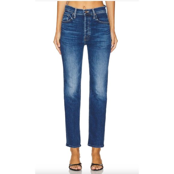 MOTHER  The Tripper Flood Jeans Size 24 in the Sixth Sense Blue - Picture 5 of 6